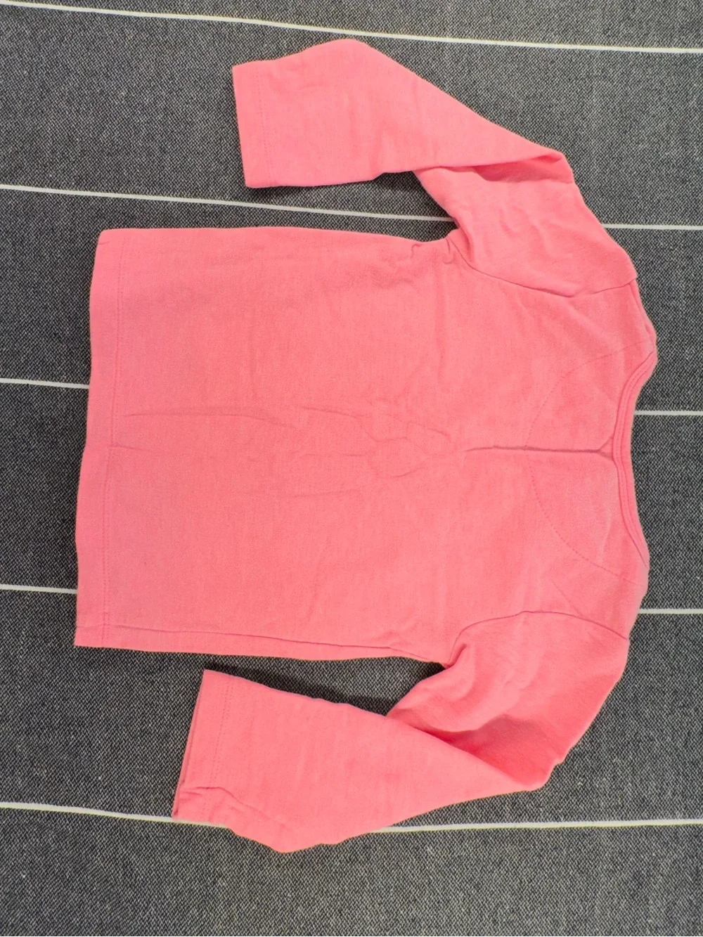 Kids—Carter's Coral Pink Button-Front Knit Cardigan